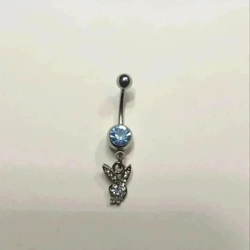 Playboy Bunny Dangling Belly Ring